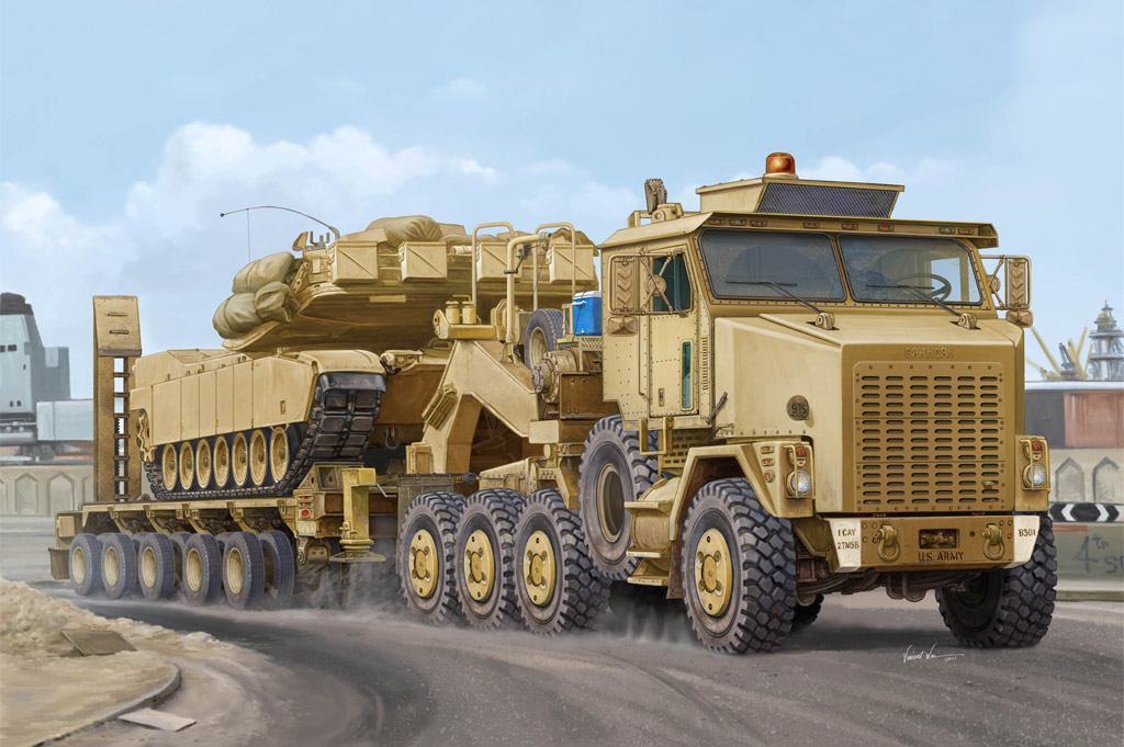 M1070重型裝備運(yùn)輸車以及M1000半拖掛車85502
