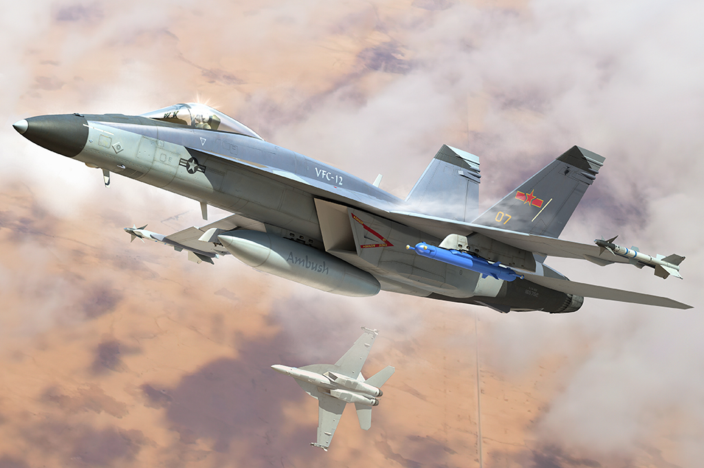美國F/A-18E超級大黃蜂戰斗機VFC-12中隊 85818